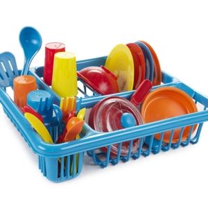 Kid's Dish & Drying Rack 27-Piece Play Set